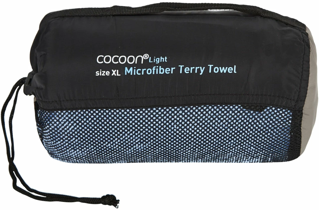 Cocoon Microfiber Towel Light -Dolphin Blue 4 Cocoon Microfiber Towel Light -Dolphin Blue