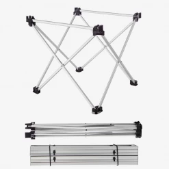 Camp Leader Aluminium Folding Table Black