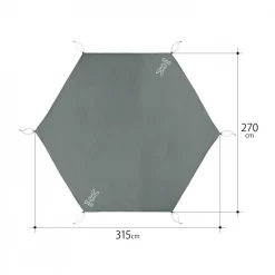 DoD Ground Sheet For One Pole Tent 5 Persons