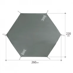 DoD Ground Sheet For One Pole Tent 3 Persons
