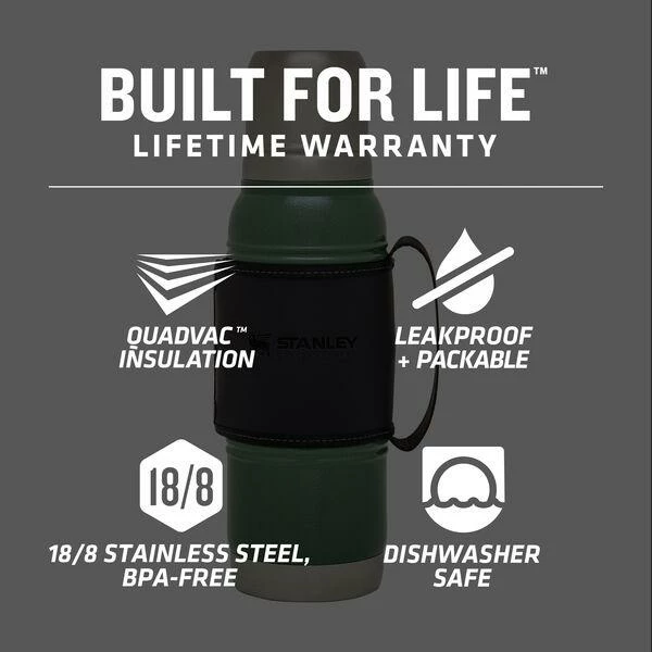 Stanley Legacy Quadvac Thermal Bottle 1.1QT 8 Stanley Legacy Quadvac Thermal Bottle 1.1QT