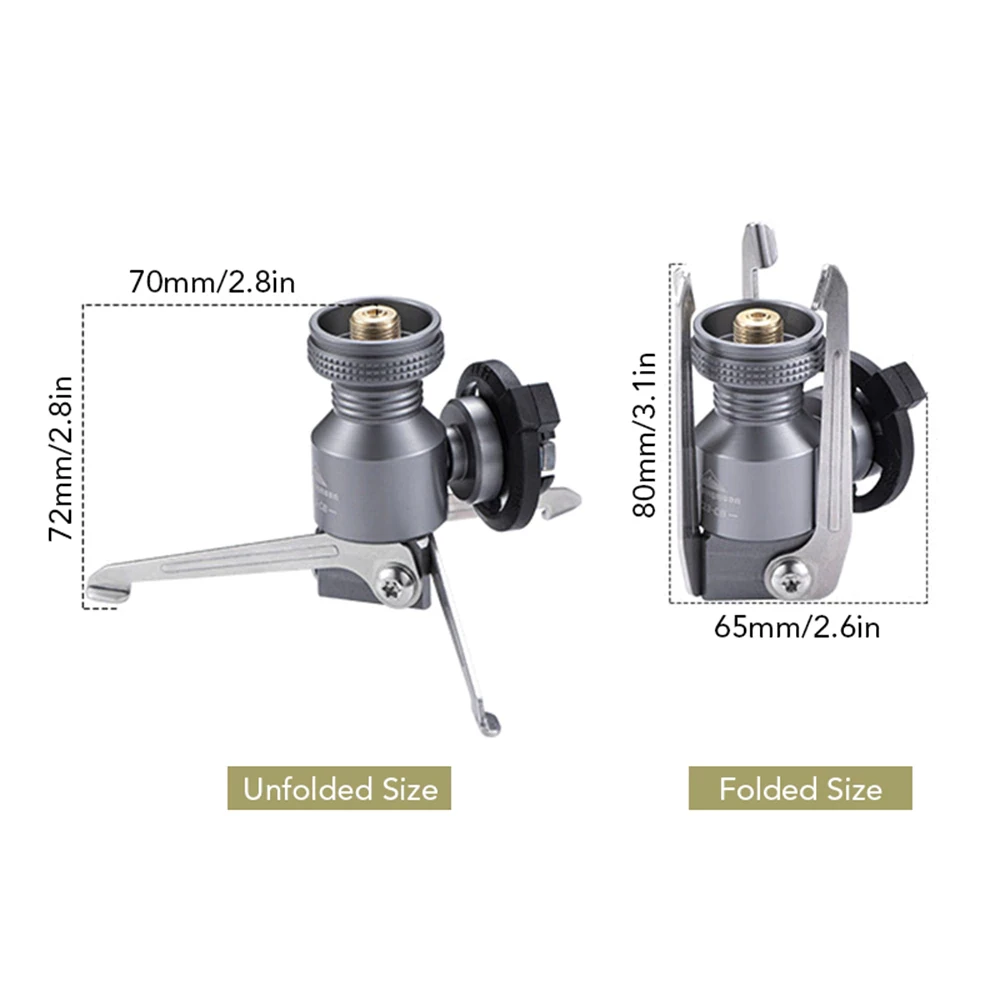 CAMPING MOON Campingmoon Tripod Collapsible Gas Stove 6 CAMPING MOON Campingmoon Tripod Collapsible Gas Stove