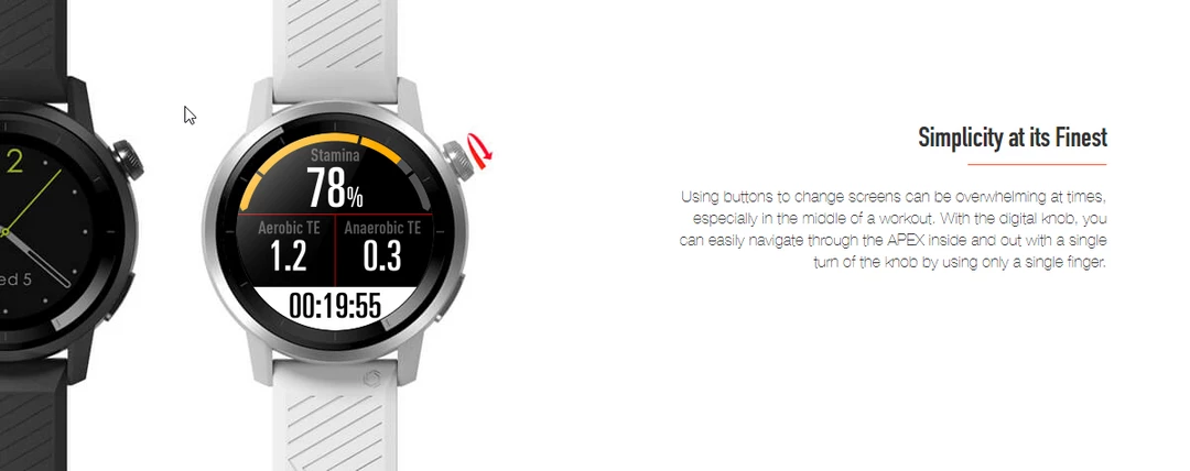 Coros Apex 46mm Multisport GPS Watch - White 6 Coros Apex 46mm Multisport GPS Watch - White