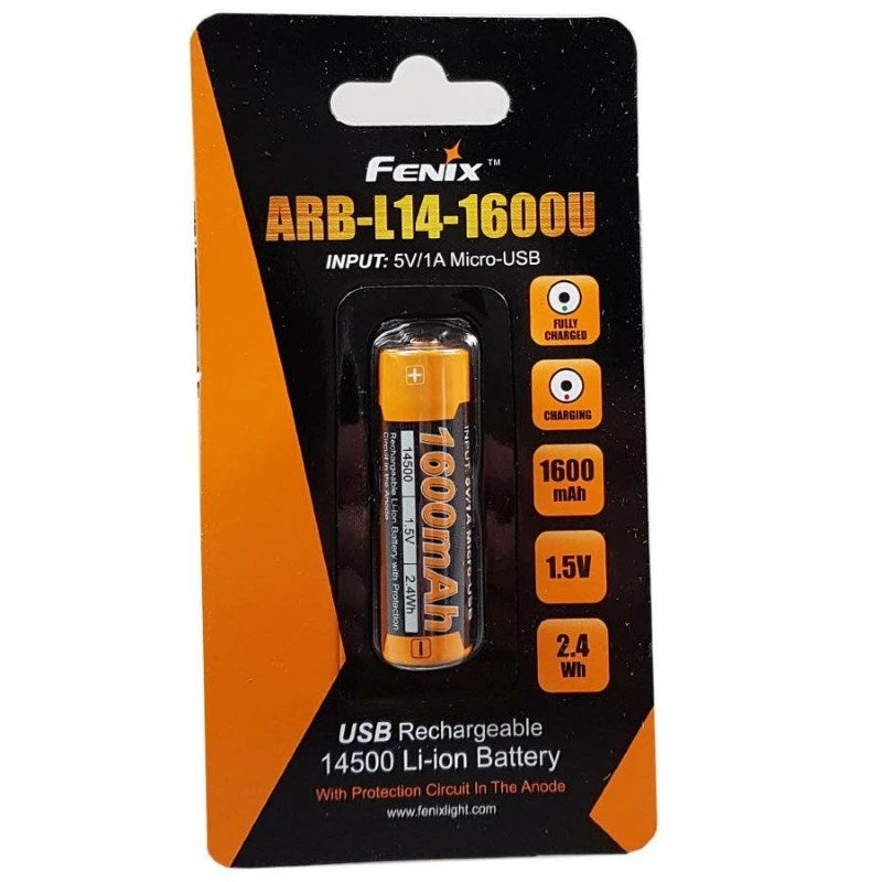Fenix ARB-L14-1600U USB Rechargeable Battery (1600mAh) 5 Fenix ARB-L14-1600U USB Rechargeable Battery (1600mAh)