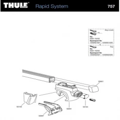 Thule Rapid System 757-860 - Car Accessories Roof Racks 17 Thule Rapid System 757-860 - Car Accessories Roof Racks