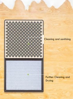 MONTANIC [Clearance Sale] 3D Disinfectant Floor Mat With Absorbent Carpet