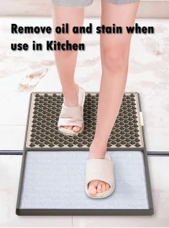 MONTANIC [Clearance Sale] 3D Disinfectant Floor Mat With Absorbent Carpet