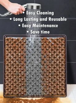 MONTANIC [Clearance Sale] 3D Disinfectant Floor Mat With Absorbent Carpet