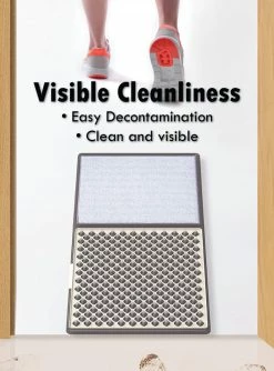 MONTANIC [Clearance Sale] 3D Disinfectant Floor Mat With Absorbent Carpet