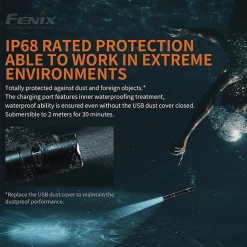 [Special Bundle 2 For 1] Fenix PD36R Rechargeable Flashlight + (Free) E01 V2.0