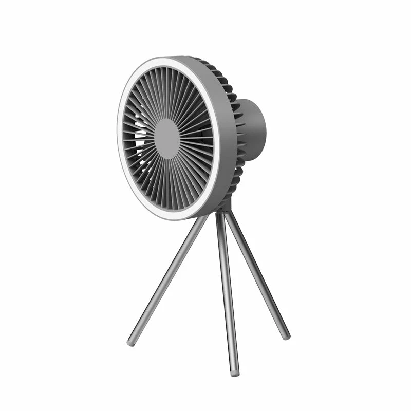 MONTANIC Tripod Fan With White Ring Light USB Rechargeable 7 MONTANIC Tripod Fan With White Ring Light USB Rechargeable