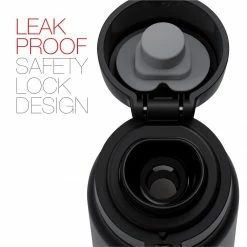 Peacock 0.80L One Touch Sports Bottle - Matte Clear