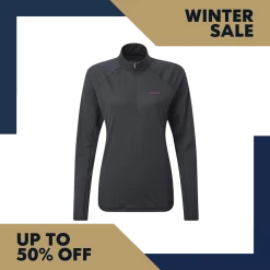 Rab Pulse LS Zip Women's Ebony