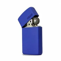 Zippo 1630ZL Slim Royal Blue Matte With Zippo Logo - Refillable Windproof Lighter