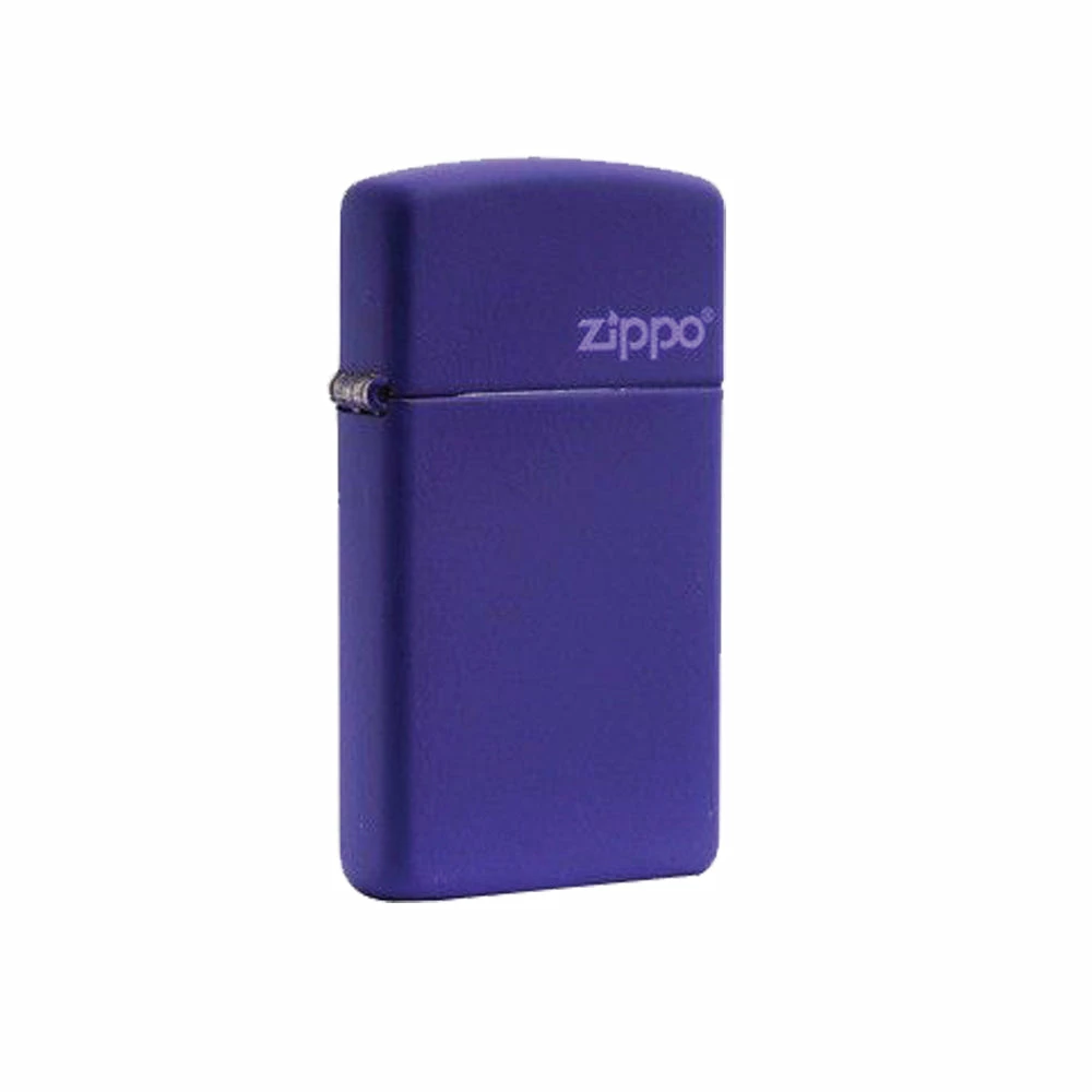 Zippo 1637ZL Slim Purple Matte With Zippo Logo - Refillable Windproof Lighter 3 Zippo 1637ZL Slim Purple Matte With Zippo Logo - Refillable Windproof Lighter