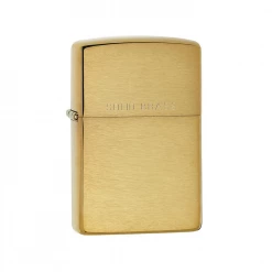 Zippo 204 Brushed Solid Brass - Refillable Windproof Lighter