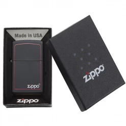 Zippo 218ZB Classic Black And Red Zippo - Refillable Windproof Lighter 8 Zippo 218ZB Classic Black And Red Zippo - Refillable Windproof Lighter