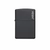 Zippo 218ZL Black Matte With Zippo Logo - Refillable Windproof Lighter 2 Zippo 218ZL Black Matte With Zippo Logo - Refillable Windproof Lighter