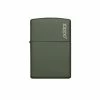 Zippo 221ZL Green Matte With Zippo Logo - Refillable Windproof Lighter 2 Zippo 221ZL Green Matte With Zippo Logo - Refillable Windproof Lighter