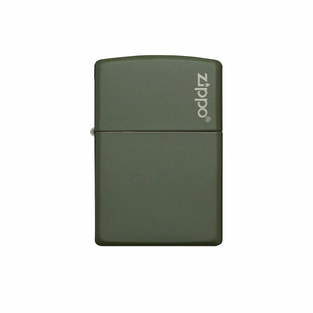 Zippo 221ZL Green Matte With Zippo Logo - Refillable Windproof Lighter 3 Zippo 221ZL Green Matte With Zippo Logo - Refillable Windproof Lighter