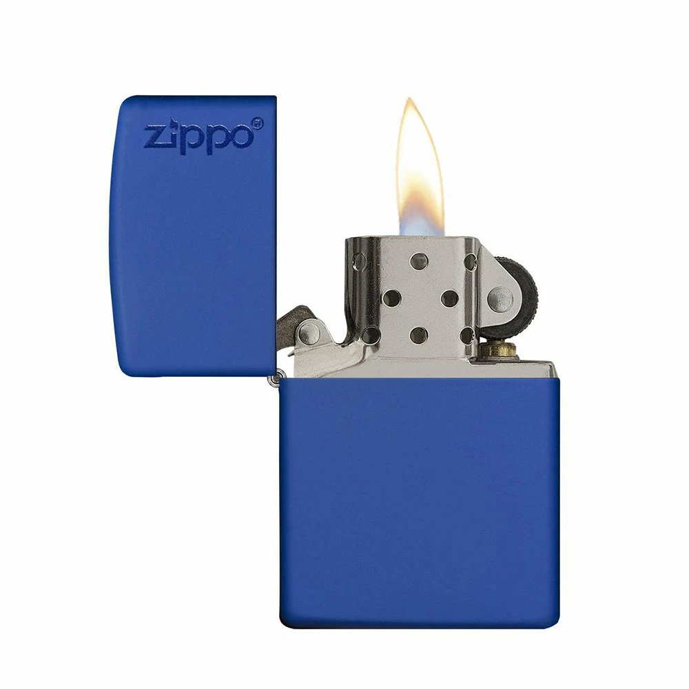 Zippo Royal 229ZL Blue Matte With Zippo Logo - Refillable Windproof Lighter 4 Zippo Royal 229ZL Blue Matte With Zippo Logo - Refillable Windproof Lighter