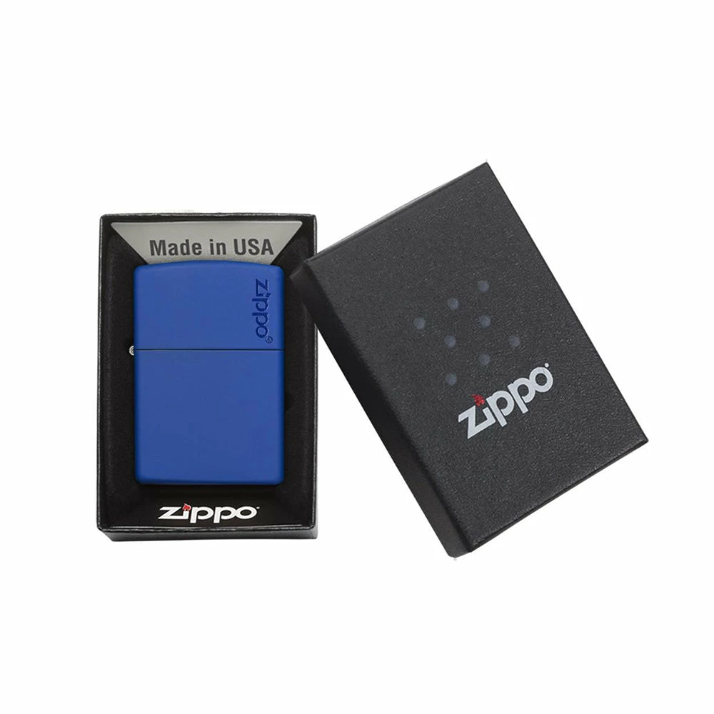 Zippo Royal 229ZL Blue Matte With Zippo Logo - Refillable Windproof Lighter 6 Zippo Royal 229ZL Blue Matte With Zippo Logo - Refillable Windproof Lighter
