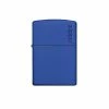 Zippo Royal 229ZL Blue Matte With Zippo Logo - Refillable Windproof Lighter