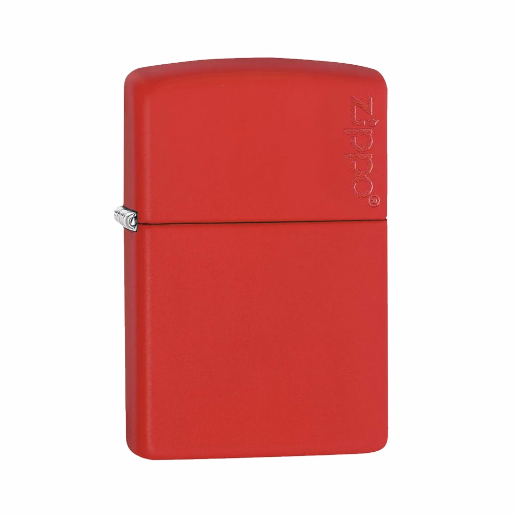 Zippo 233ZL Red Matte With Zippo Logo - Refillable Windproof Lighter 5 Zippo 233ZL Red Matte With Zippo Logo - Refillable Windproof Lighter