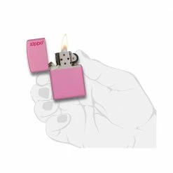 Zippo 238ZL Pink Matte With Zippo Logo - Refillable Windproof Lighter 9 Zippo 238ZL Pink Matte With Zippo Logo - Refillable Windproof Lighter