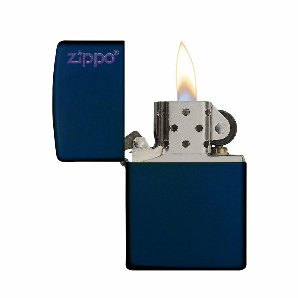 Zippo 239ZL Navy Matte With Zippo Logo - Refillable Windproof Lighter 4 Zippo 239ZL Navy Matte With Zippo Logo - Refillable Windproof Lighter