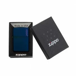 Zippo 239ZL Navy Matte With Zippo Logo - Refillable Windproof Lighter 8 Zippo 239ZL Navy Matte With Zippo Logo - Refillable Windproof Lighter