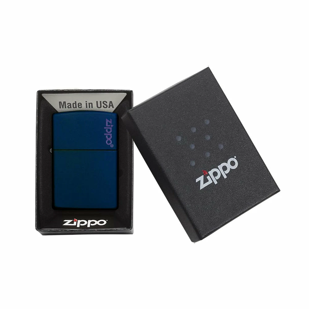 Zippo 239ZL Navy Matte With Zippo Logo - Refillable Windproof Lighter 5 Zippo 239ZL Navy Matte With Zippo Logo - Refillable Windproof Lighter