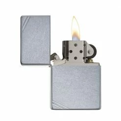 Zippo 267 Street Chrome™ Vintage With Slashes - Refillable Windproof Lighter